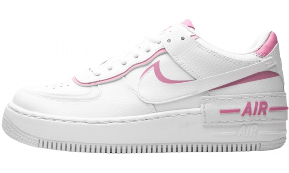 Nike air force 1 shadow white and pink sneakers hotsell